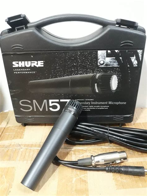 Mic Shure SM 57 Legendary Instrument Microphone Lazada Indonesia