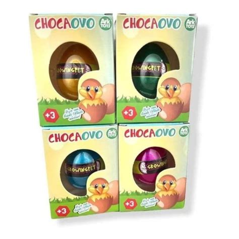 Brinquedo Choca Ovo Pintinho Surpresa Cresce Na Gua Ark Toys Vou Comprar