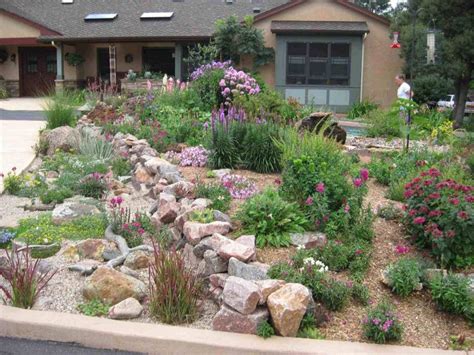 Xeriscape Ideas For Front Yard Xeriscape Front Yard Rock Garden