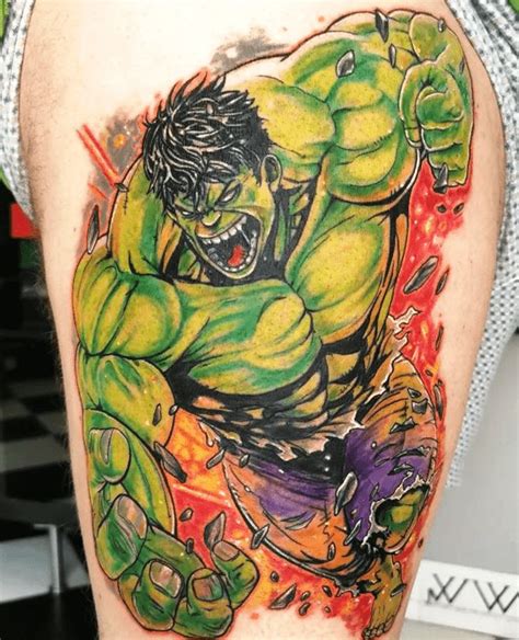 Hulk Tattoo Design Ideas Images Hulk Tattoo Cartoon Character