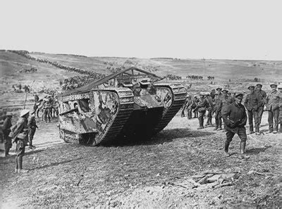 World War I – Battle of Flers-Courcelette – Army Tanks