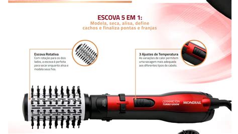 Escova Rotativa Mondial Ceramic On Turbo Ponto