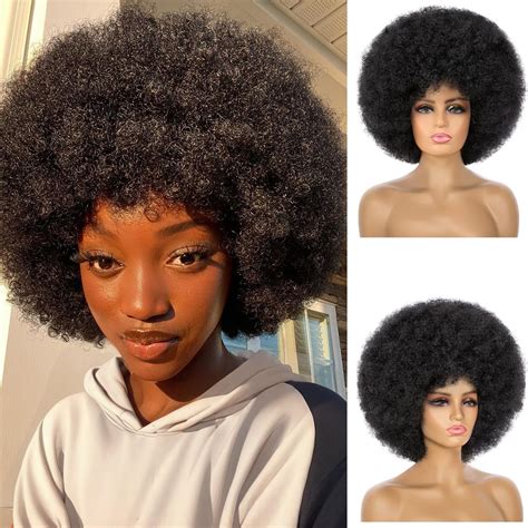 Afro Wig Soft 70s Afro Wig For Women Blonde Afro Kinky