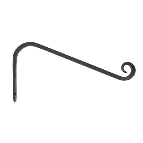 Outdoor Plant Hanger Hook Hand Forged Heavy Duty Iron Wall