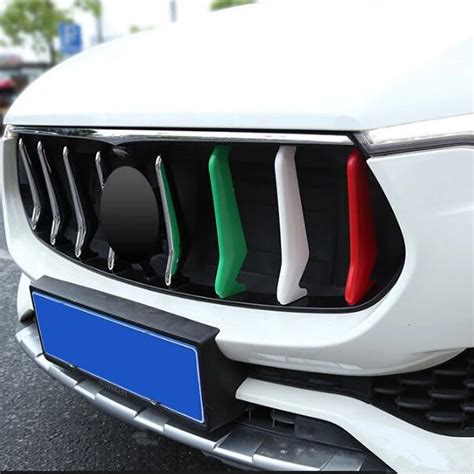 For Maserati Levante Car Front Hood Grille Grill Garnish Trim