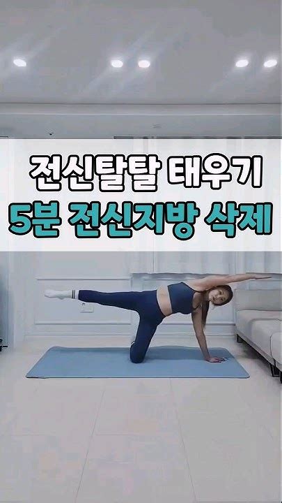 전신탈탈 태우기 5분운동 구독좋아요 저장 필수 홈트 홈트레이닝 다이어트 홈트하는여자 홈트하는엄마 운동 칼로리