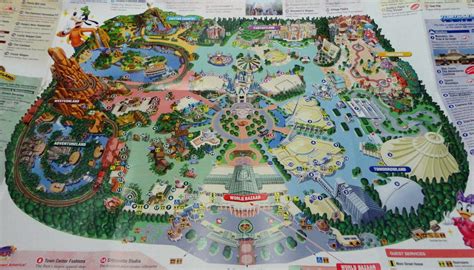 Tokyo Disneyland Map