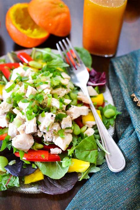 Sweet And Sour Chicken Salad The Foodie And The Fix