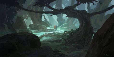 The Eerie Forest Andreas Rocha On Artstation At Artstation