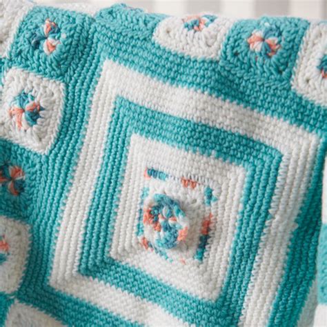 Herrschners Lace Lullaby Baby Blanket Crochet Kit