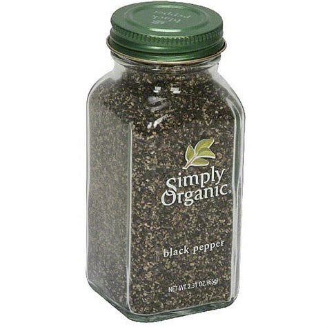 Simply Organic Black Pepper 2 31 Oz Pack Of 6