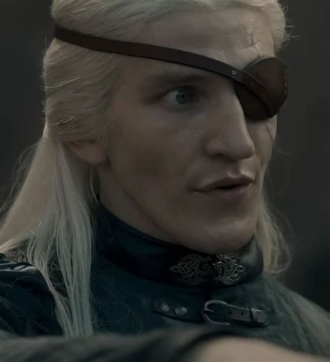 Picture Of Aemond Targaryen From House Of The Dragon He Has A Black