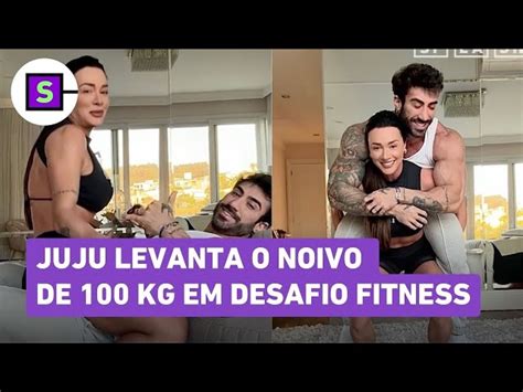 Juju Salimeni Surpreende Ao Levantar Noivo De 100 Kg Em Treino