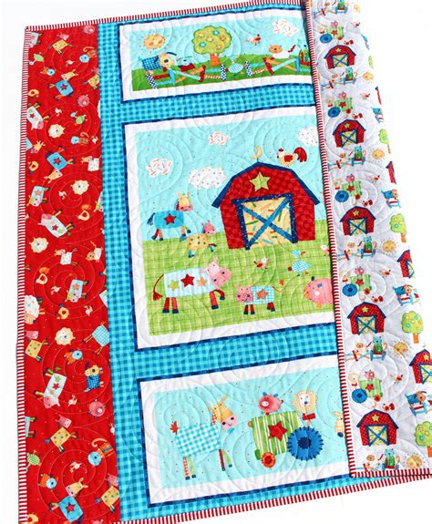 Farm Panel Quilt Kit Quick Easy Fun Beginner Project Etsy Farm