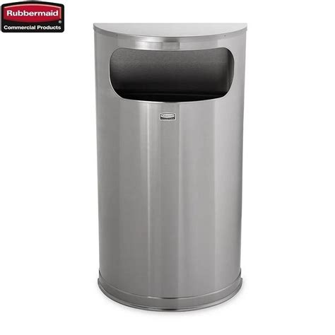 SKLEP RUBBERMAID Kosz HALF ROUND 34L Stainless Steel