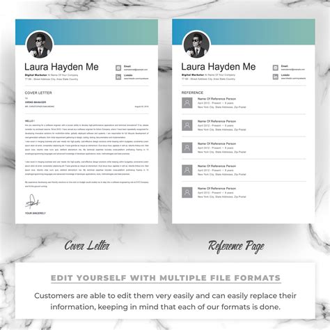 Linkedin Resume Template Design Marketing And Lead Generation Cv