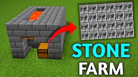 Minecraft Easy Stone Farm Tutorial How To Make A Cobblestone