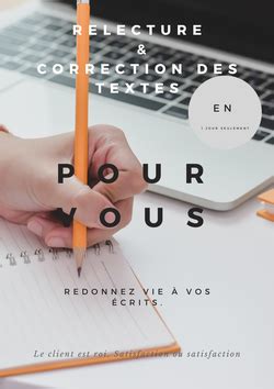 Je Vais Relire Et Corriger Vos Textes Par ManuellaNitcheu