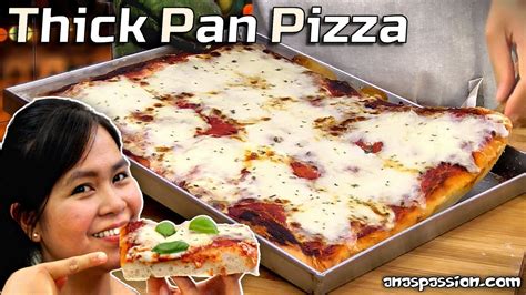 Thick PAN PIZZA Soft And Crispy Sheet Pan Pizza COMPLETE TUTORIAL