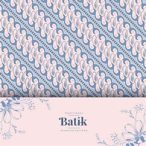 traditional batik art seamless pattern design 23687456 Vector Art at Vecteezy