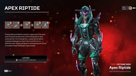 All Urban Assault Collection Event Skins And Cosmetics Apex Legends