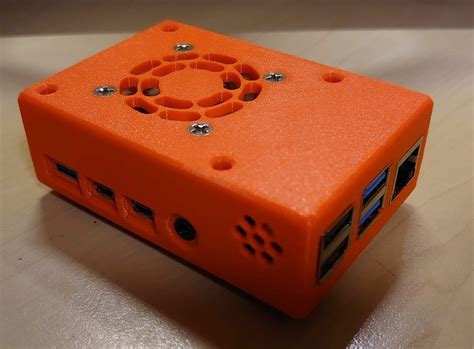 Raspberry Pi 4 Model B Case With Fan Integrated By Ouwekaas Download