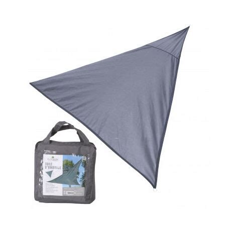 Toile Ombrage Triangulaire Gris Anthracite 360x360x360cm