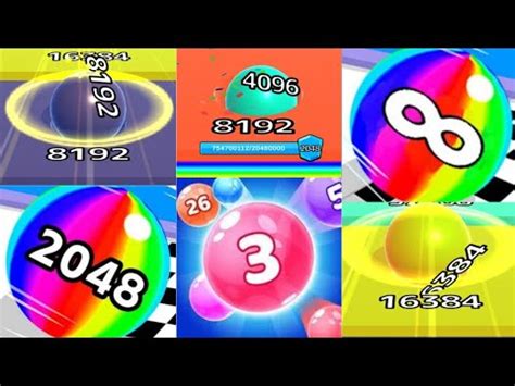 MAX LEVELS Ball Run 2048 Merge Number Vs Ball Run Infinity Vs Marble