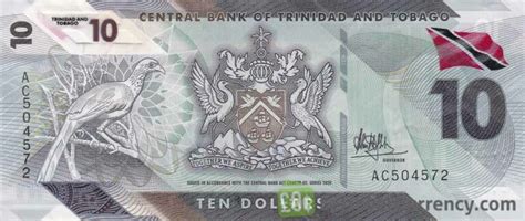 Trinidad And Tobago Dollars Banknote Exchange Yours For Cash