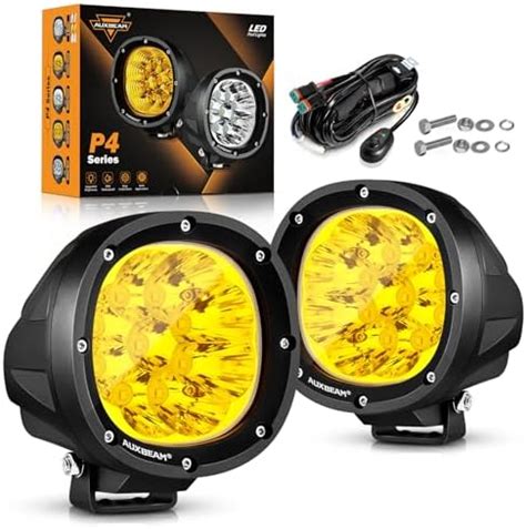 Auxbeam Luces Antiniebla Led Mbar De Cm W Luces Para