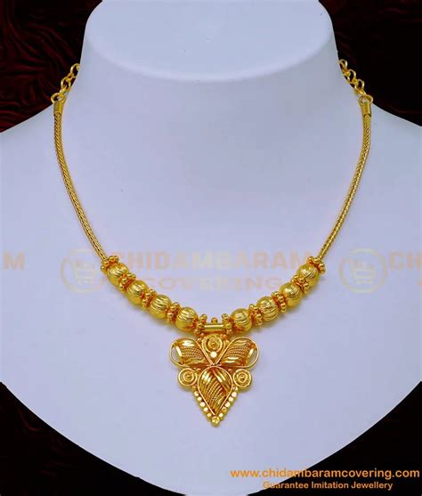 Buy Simple Bridal Gold Necklace Design South Indian Jewellery Buy Online