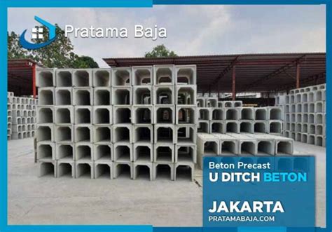 Harga U Ditch Jakarta Terlengkap Beton Precast Saluran Air