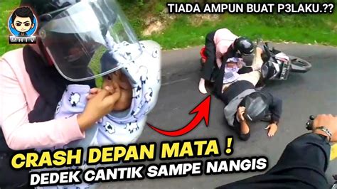 Ukhti Crash Depan Mata Cornering 3 Motor Crash Beruntun Gara² Solar