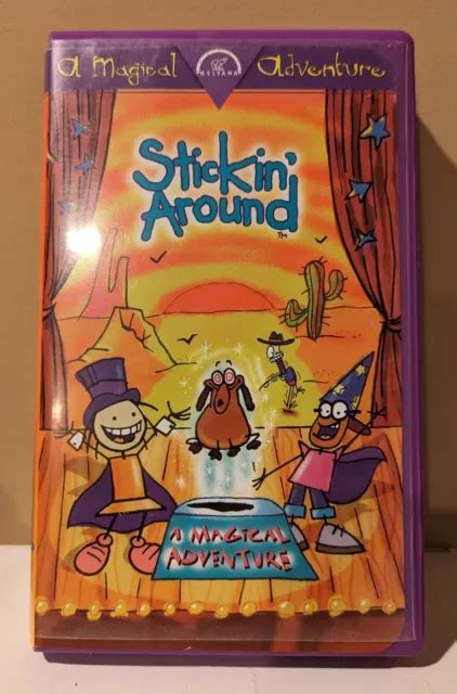 STICKIN’ AROUND VHS Tape "A Magical Adventure" Nelvana Canadian YTV ...