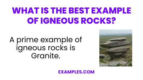 Igneous Rocks- 20+ Examples, Definition, Types, Characteristics