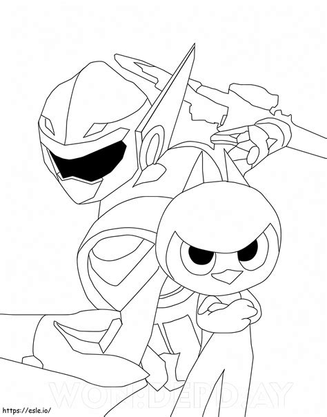 Miniforce'tan Sammy boyama