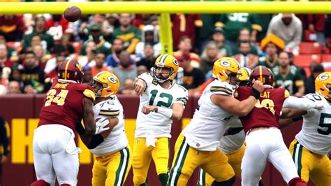 Green Bay Packers 21-23 Washington Commanders | NFL highlights | Video ...