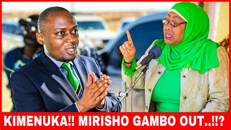 IMETUFIKIA TAARIFA MBAYA TENA MUDA HUU KUHUSU MRISHO GAMBO DAAH