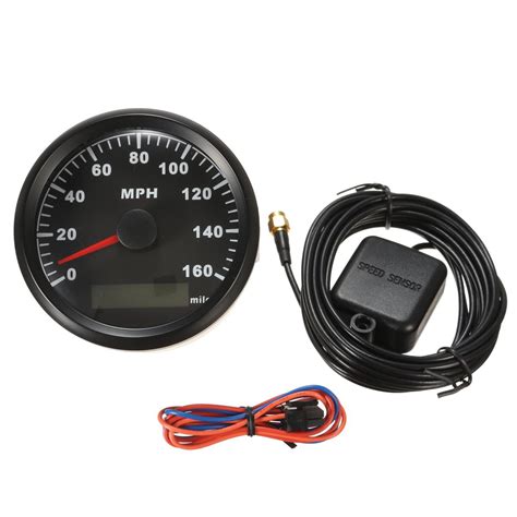 Universal GPS Speedometer Gauge 160MPH 85mm IP67 W Grandado