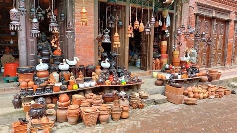 Bhaktapur Pottery Square A Look At Traditional Life Pottery Wood