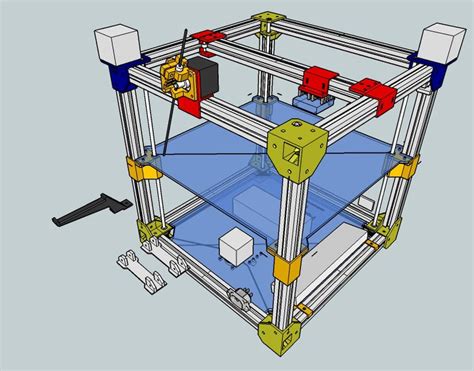 Cách chế một chiếc máy in 3D màu từ khung máy Reprap - MÁY IN 3D REPRAP