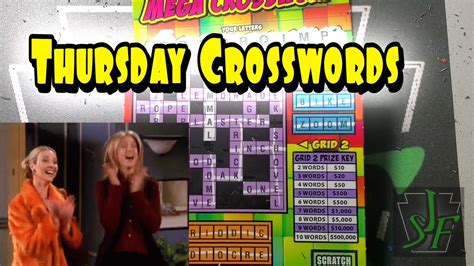 Thursday Crosswords Edition Pa Lottery Scratch Tickets Youtube