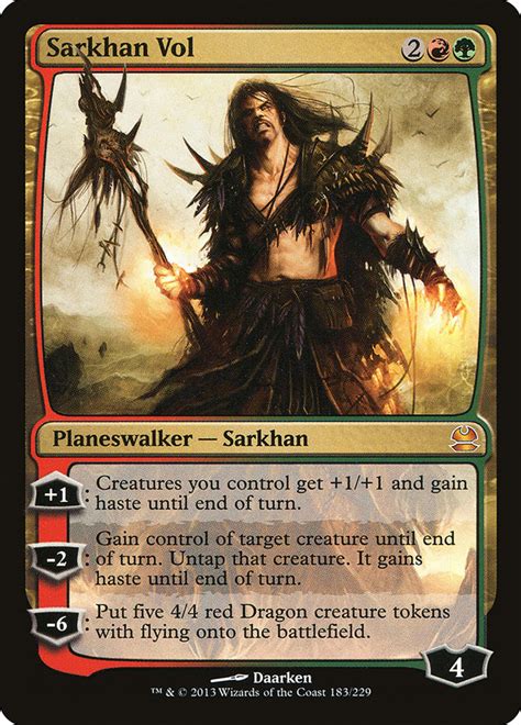 Sarkhan Vol Magic Card