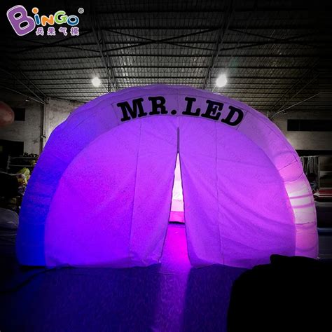 5.5x4x3.5 meters inflatable white igloo tent / inflatable snow igloo ...