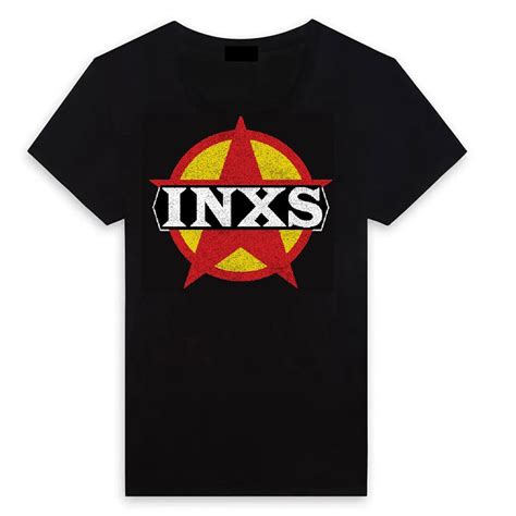 Inxs Vintage Star Logo T Shirt 449950 Rockabilia Merch Store