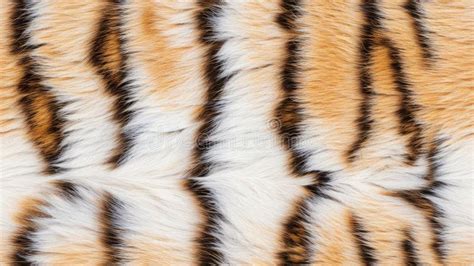 A Close-up Image of a Tigers Fur with Black Stripes, Showcasing the ...