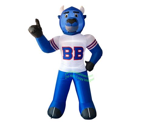 7' Air Blown inflatable NFL Buffalo Bills Billy Mascot