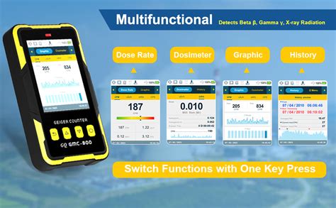 Nuclear Radiation Detector GQ GMC 800 Geiger Counter USA Design Product