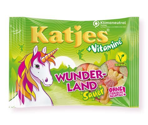 Wunderland Rainbow Edition Vegetarian Fruit Gums Katjes