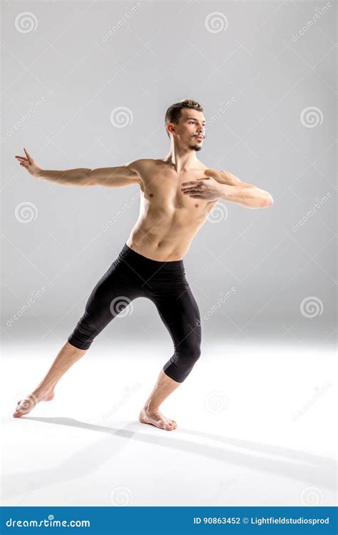 Young Man Dancing Stock Photo Image Of Flexibility Movement 90863452